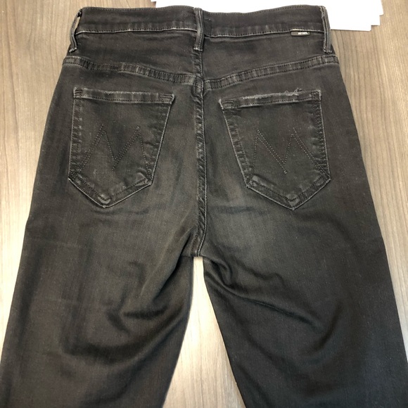 🚫SOLD🚫MOTHER Stunner Zip Ankle Step Fray Not Guilty Black Size 25 - Picture 12 of 14